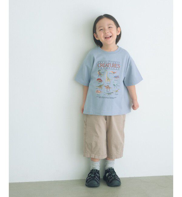 UNITED ARROWS green label relaxing「ツイル クロップド ペインター パンツ / キッズ  100cm-160cm」|チノ|