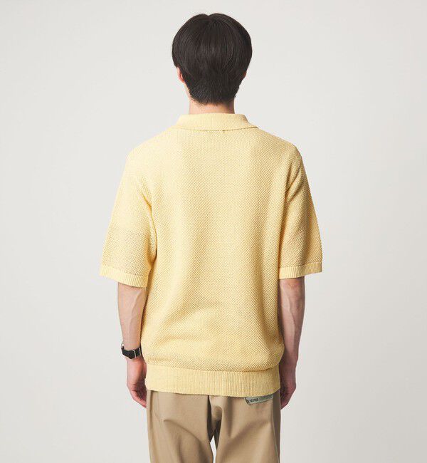 UNITED ARROWS green label relaxing「コットン ナイロン メッシュ スキッパー 半袖 ポロシャツ」|ポロシャツ|
