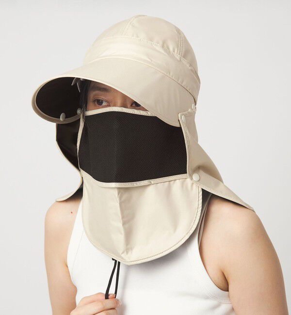 UNITED ARROWS green label relaxing「【WEB限定】＜Wpc.＞UVO 4WAY サンバイザー UVカット・はっ水」|キャップ・キャスケット|BEIGE