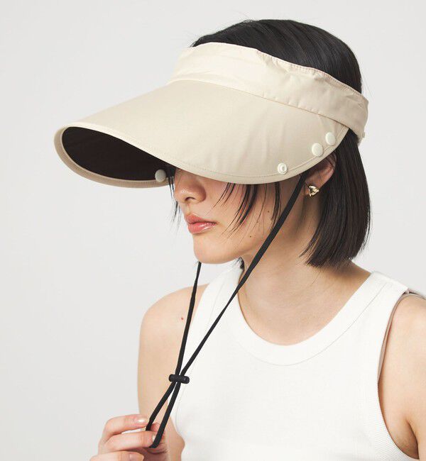 UNITED ARROWS green label relaxing「【WEB限定】＜Wpc.＞UVO 4WAY サンバイザー UVカット・はっ水」|キャップ・キャスケット|