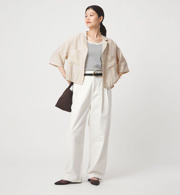 UNITED ARROWS green label relaxing「【WEB限定】＜at ease＞ポケット オープンカラー シャツ」|シャツ・ブラウス|