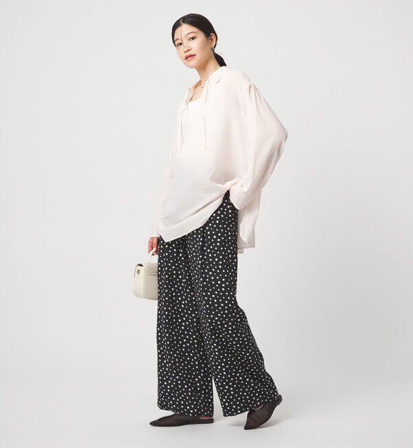 UNITED ARROWS green label relaxing「［size SHORTあり］【WEB限定】＜at ease＞ドロスト ワイド パンツ」|その他|