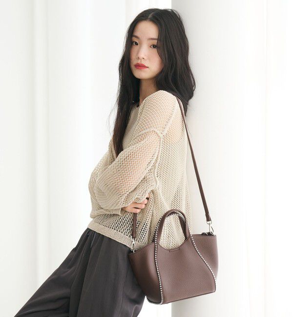 BEAUTY&YOUTH UNITED ARROWS「ボールチェーン ミニトートバッグ -2WAY-」|トートバッグ|DK.BROWN