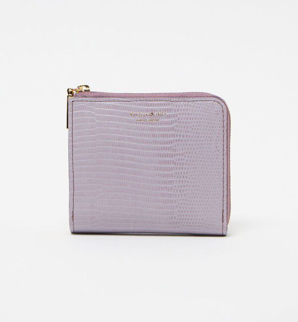 BEAUTY&YOUTH UNITED ARROWS「＜VIOLAd&rsquo;ORO＞リザード エンボス ミニ ウォレット」|財布|LILAC