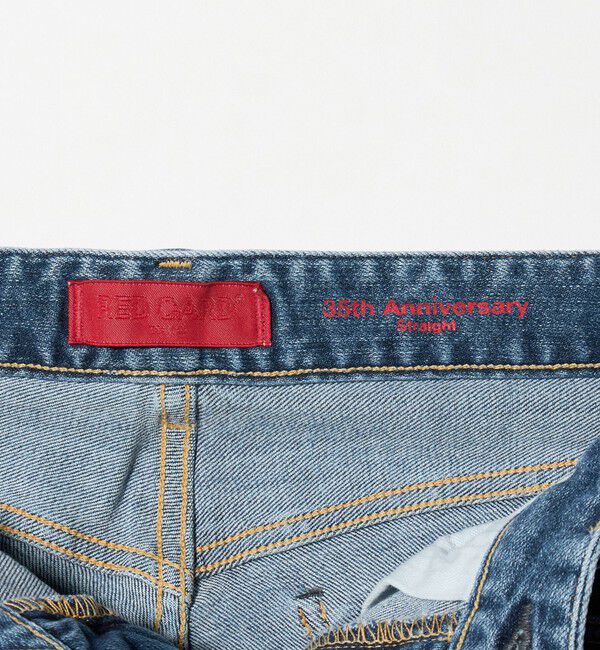 BEAUTY&YOUTH UNITED ARROWS「【別注】＜RED CARD＞35th Anniv. Straight デニムパンツ」|デニム|