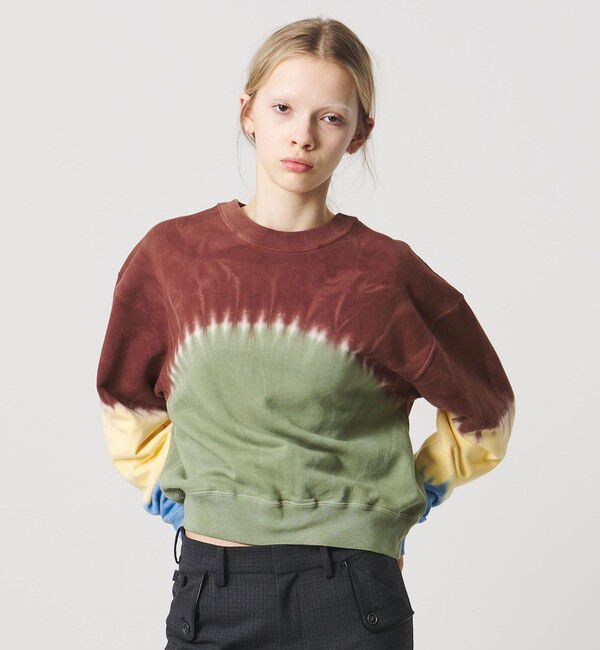 ATTISESSION「＜ATTISESSION＞タイダイ スウェット トップス」|スウェット・ジャージ|OLIVE