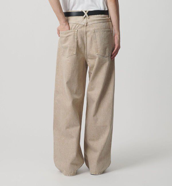 MONKEY TIME「オーバーダイ デニム バギー パンツ シーズナル」|チノ|