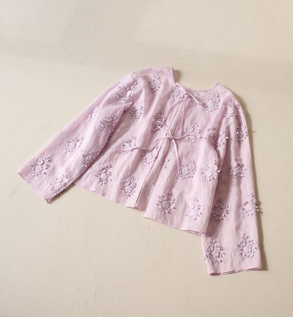 BEAUTY&YOUTH UNITED ARROWS「セルロースナイロン エンブロイダリーシャツ 2WAY」|シャツ・ブラウス|