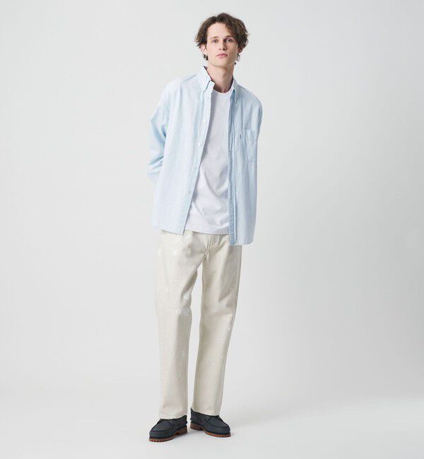 California General Store「＜CGS.＞インディゴ シャンブレーストライプ ボタンダウン シャツ」|シャツ・ブラウス|