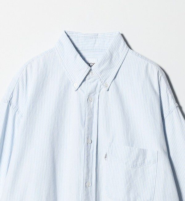 California General Store「＜CGS.＞インディゴ シャンブレーストライプ ボタンダウン シャツ」|シャツ・ブラウス|