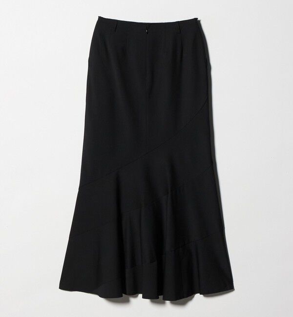 ATTISESSION「＜ATTISESSION＞エスカルゴ スカート ブラック」|フレア|