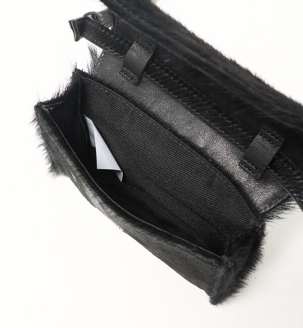 ATTISESSION「＜ATTISESSION＞ヘアレザー ミニ ショルダー バッグ」|ショルダー・メッセンジャー|