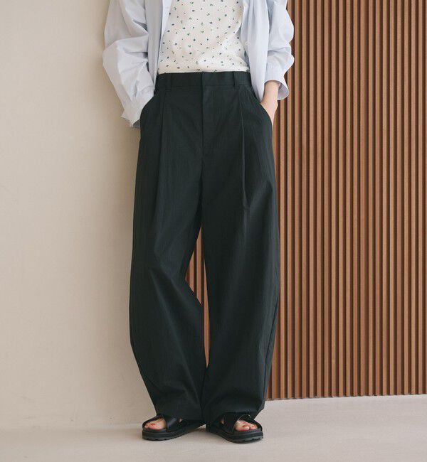 BEAUTY&YOUTH UNITED ARROWS「タックカーブパンツ ウォッシャブル 接触冷感」|その他|