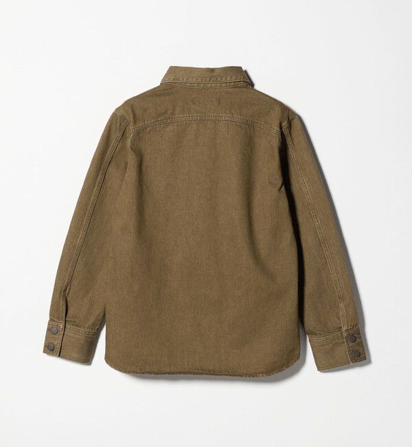 ATTISESSION「＜ATTISESSION＞ブラウン デニム シャツ」|シャツ・ブラウス|