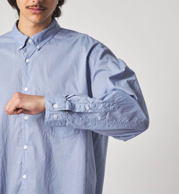 STEVEN ALAN「＜Steven Alan＞ リバティ ソリッド シングルニードル シャツ LOOSE」|シャツ・ブラウス|