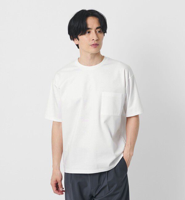 BEAUTY&YOUTH UNITED ARROWS「サルージャ 1ポケット  クルーネック 半袖Tシャツ」|Tシャツ・カットソー|
