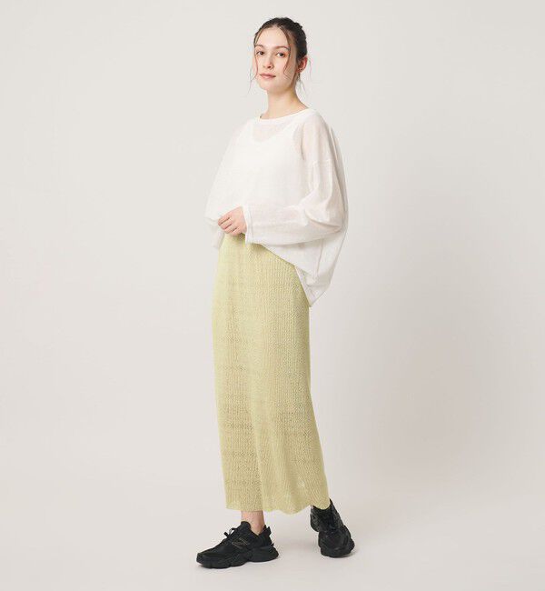 BEAUTY&YOUTH UNITED ARROWS「レースプリーツ タイトスカート ウォッシャブル」|タイト|