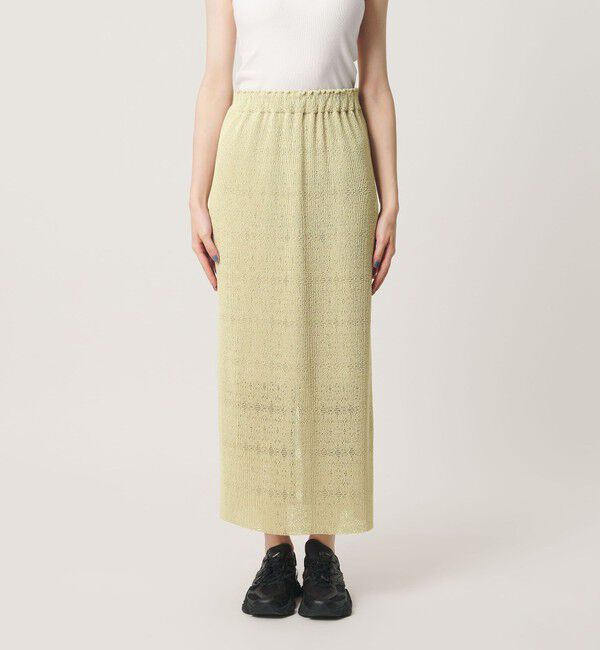 BEAUTY&YOUTH UNITED ARROWS「レースプリーツ タイトスカート ウォッシャブル」|タイト|