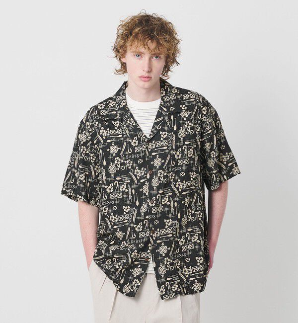 BEAUTY&YOUTH UNITED ARROWS「＜TWO PALMS＞HOOK シャツ」|シャツ・ブラウス|BLACK