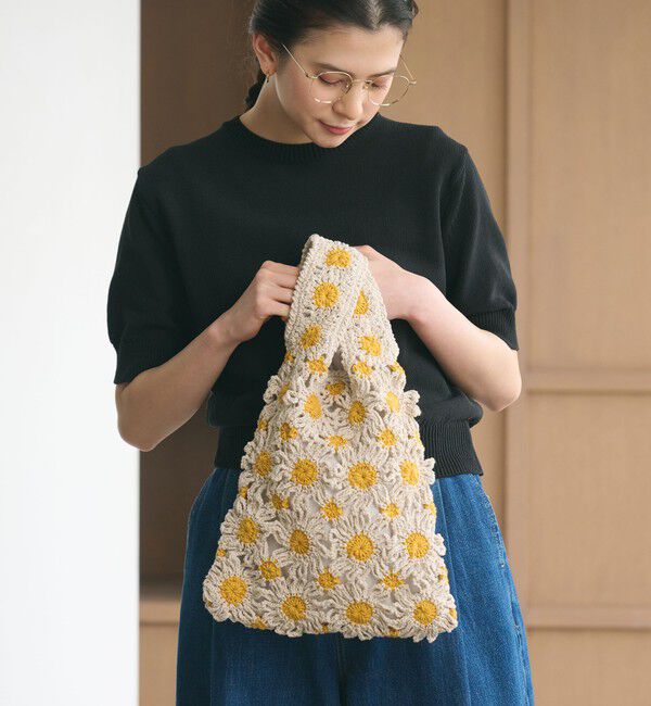 BEAUTY&YOUTH UNITED ARROWS「＜The Bagmati＞フラワー ショッパーバッグ」|トートバッグ|NATURAL