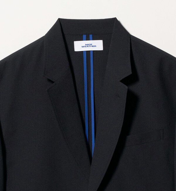 NICE WEATHER「＜NICE WEATHER＞ドライタッチ テーラード ジャケット」|テーラードジャケット|