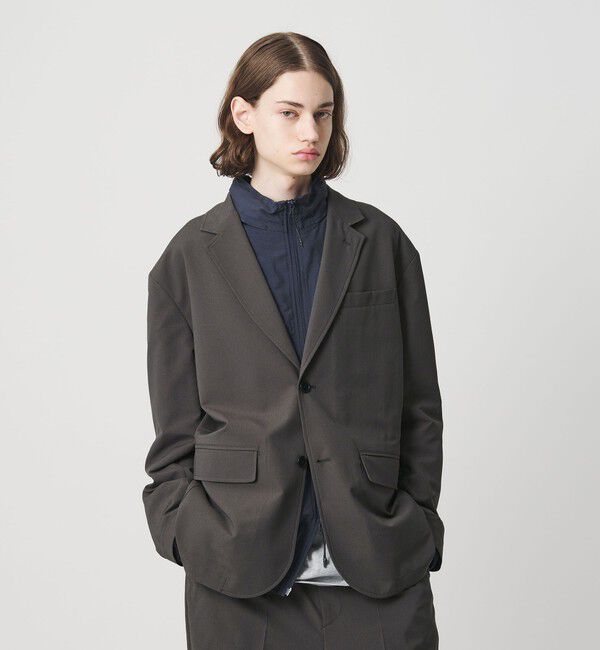 NICE WEATHER「＜NICE WEATHER＞ドライタッチ テーラード ジャケット」|テーラードジャケット|
