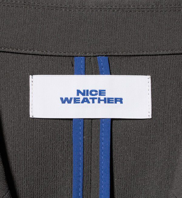 NICE WEATHER「＜NICE WEATHER＞ドライタッチ テーラード ジャケット」|テーラードジャケット|