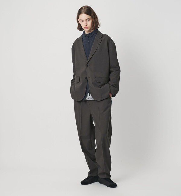 NICE WEATHER「＜NICE WEATHER＞ドライタッチ テーラード ジャケット」|テーラードジャケット|