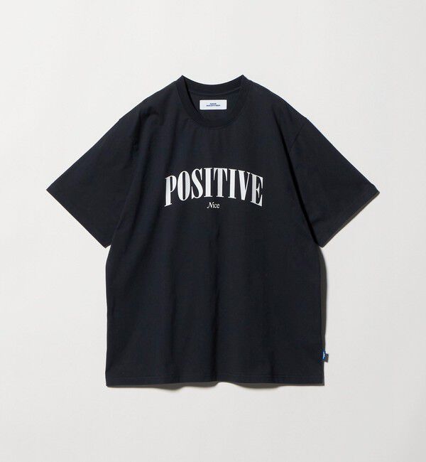 NICE WEATHER「＜NICE WEATHER＞POSITIVE ショートスリーブ Tシャツ」|Tシャツ・カットソー|NAVY