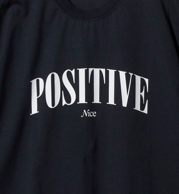 NICE WEATHER「＜NICE WEATHER＞POSITIVE ショートスリーブ Tシャツ」|Tシャツ・カットソー|