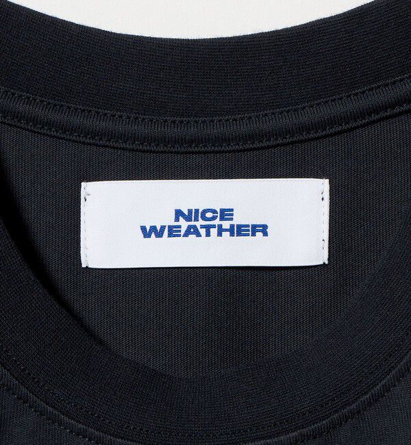 NICE WEATHER「＜NICE WEATHER＞POSITIVE ショートスリーブ Tシャツ」|Tシャツ・カットソー|