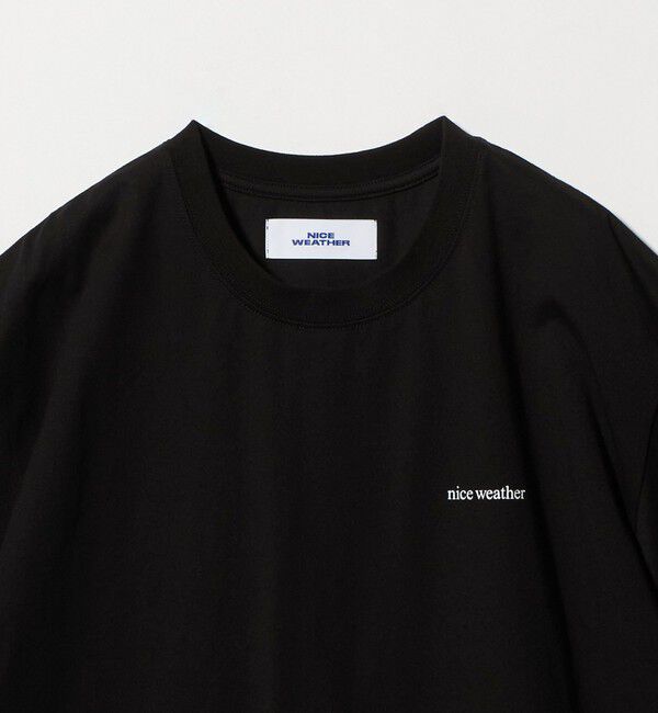 NICE WEATHER「＜NICE WEATHER＞スモールロゴ  Tシャツ」|Tシャツ・カットソー|