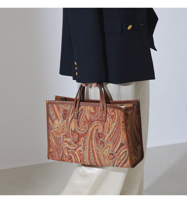 Demi-Luxe BEAMS 「A VACATION / BREAD M PAISLEY トートバッグ」|トートバッグ|ORANGE