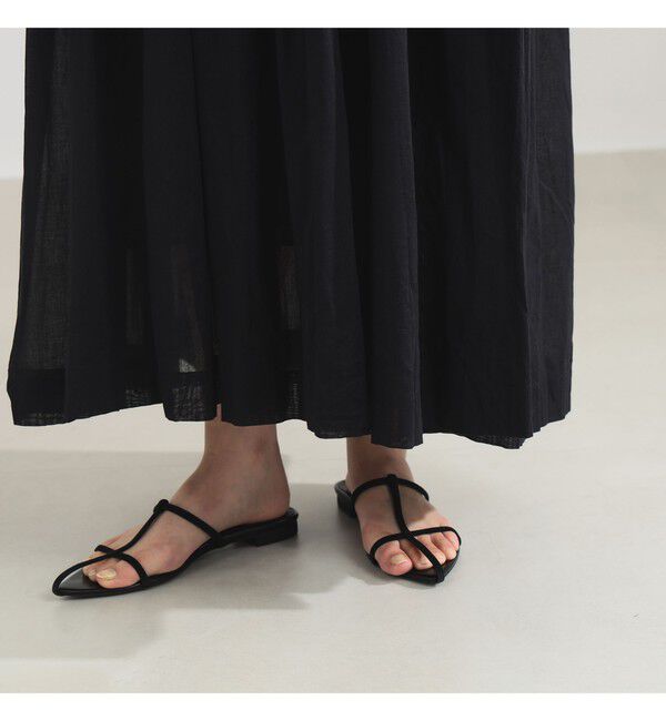 Demi-Luxe BEAMS 「ne Quittez pas / ボイル シャーリング ワンピース」|ワンピース|