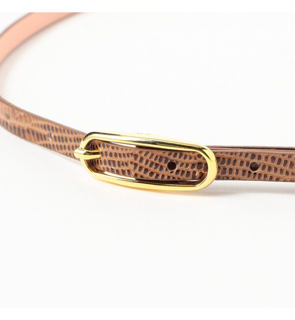 Demi-Luxe BEAMS 「ATELIER AMBOISE / TEJUS 型押し ベルト」|ベルト|