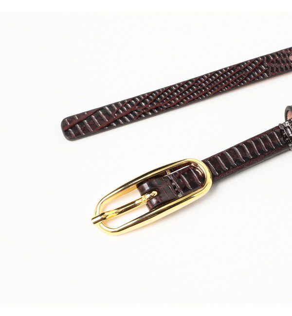 Demi-Luxe BEAMS 「ATELIER AMBOISE / TEJUS 型押し ベルト」|ベルト|