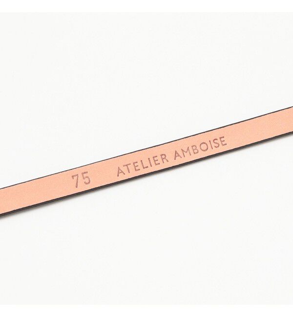 Demi-Luxe BEAMS 「ATELIER AMBOISE / TEJUS 型押し ベルト」|ベルト|