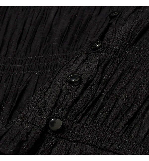 Ray BEAMS 「シャーリング ペプラム  ブラウス」|シャツ・ブラウス|