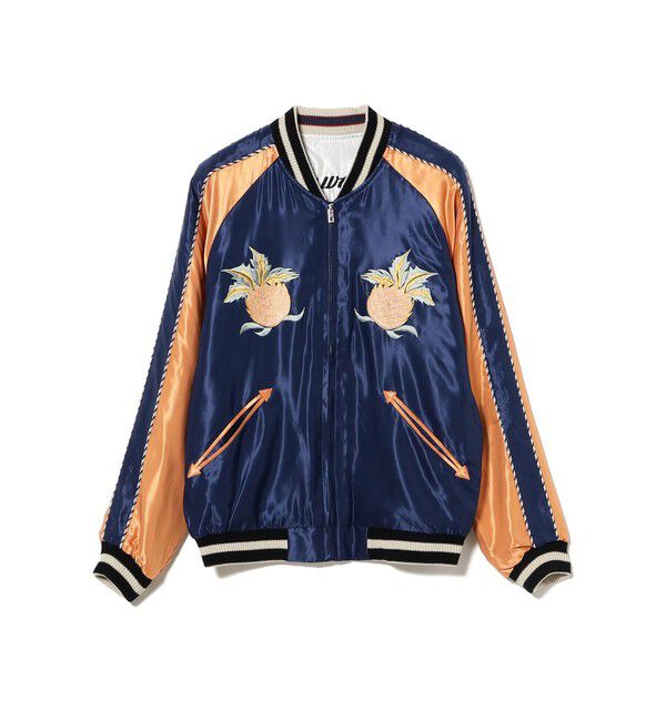 BEAMSBOY「テーラー東洋 / Late 1950s Style Acetate Souvenir Jacket &ldquo;HAWAII MAP&rdquo; &times; &ldquo;DRAGON & TIGER&rdquo;」|ブルゾン・スタジャン|