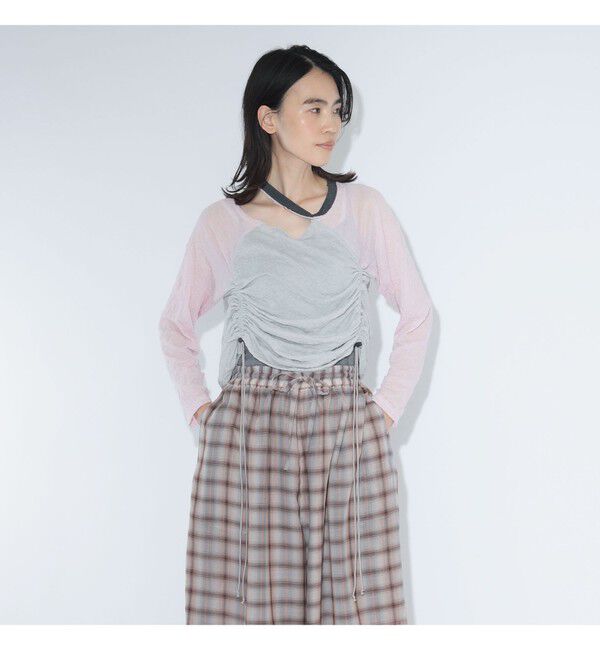 BEAMSBOY「ワッシャー ラグラン アレンジ ロングスリーブ」|Tシャツ・カットソー|