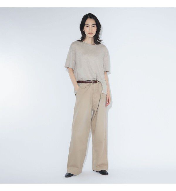 BEAMSBOY「ベルギー リネン ショートスリーブ」|Tシャツ・カットソー|