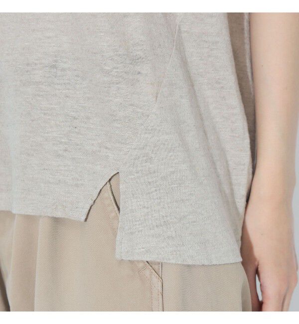 BEAMSBOY「ベルギー リネン ショートスリーブ」|Tシャツ・カットソー|