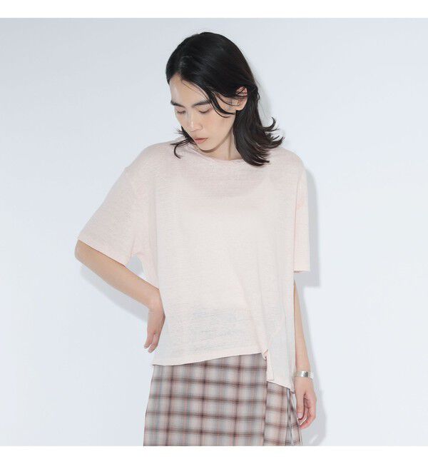 BEAMSBOY「ベルギー リネン ショートスリーブ」|Tシャツ・カットソー|