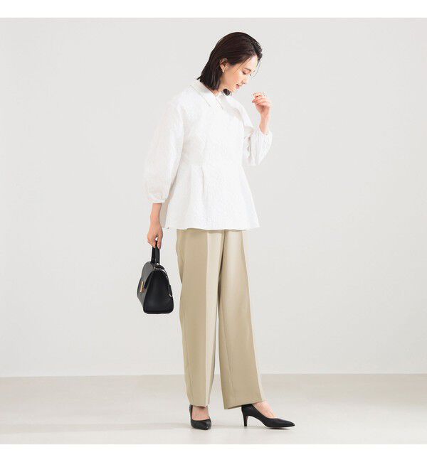 Demi-Luxe BEAMS 「ソフト ストレート パンツ＊」|チノ|