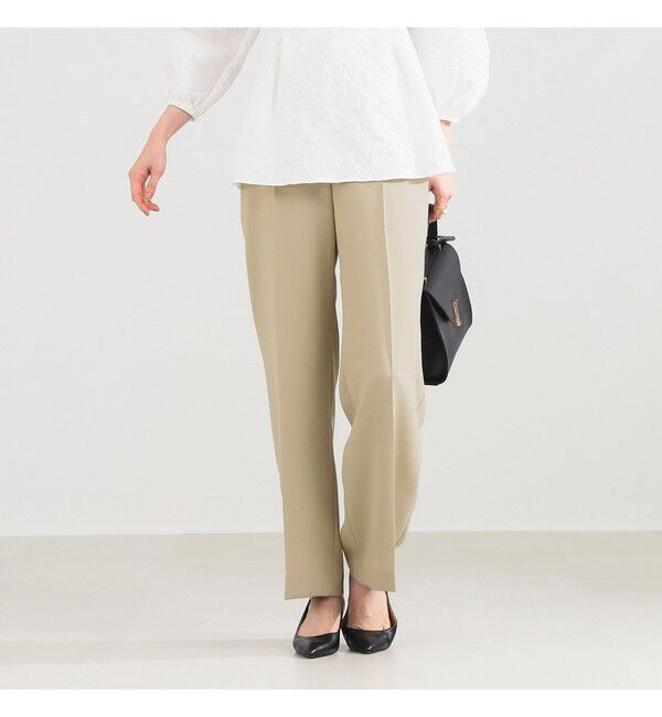 Demi-Luxe BEAMS 「ソフト ストレート パンツ＊」|チノ|