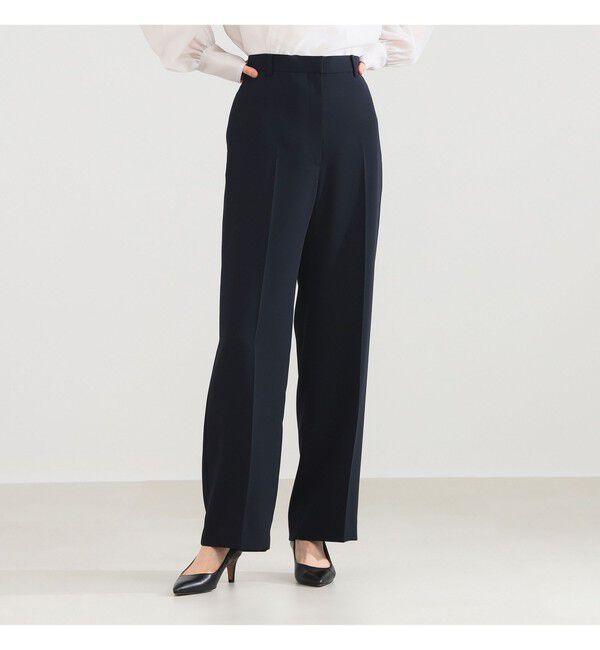 Demi-Luxe BEAMS 「ソフト ストレート パンツ＊」|チノ|