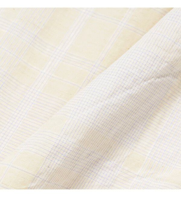 BEAMSBOY「チェック ストライプ ヘムコード パンツ」|チノ|