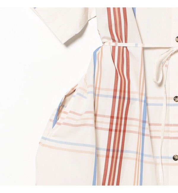 BEAMSBOY「ボーイ ビッグ タータン ワンピース」|ワンピース|