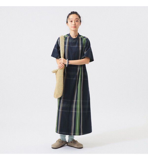 BEAMSBOY「ボーイ ビッグ タータン ワンピース」|ワンピース|