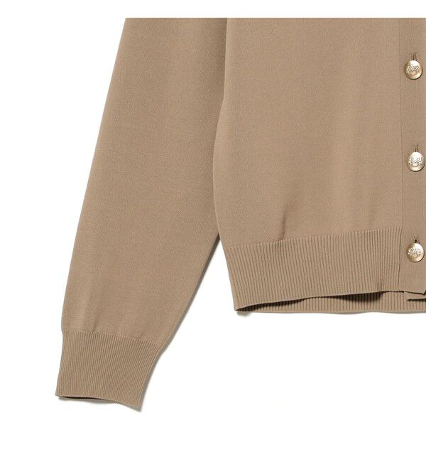 Demi-Luxe BEAMS 「メタルボタン Vネック カーディガン」|ニット・セーター|